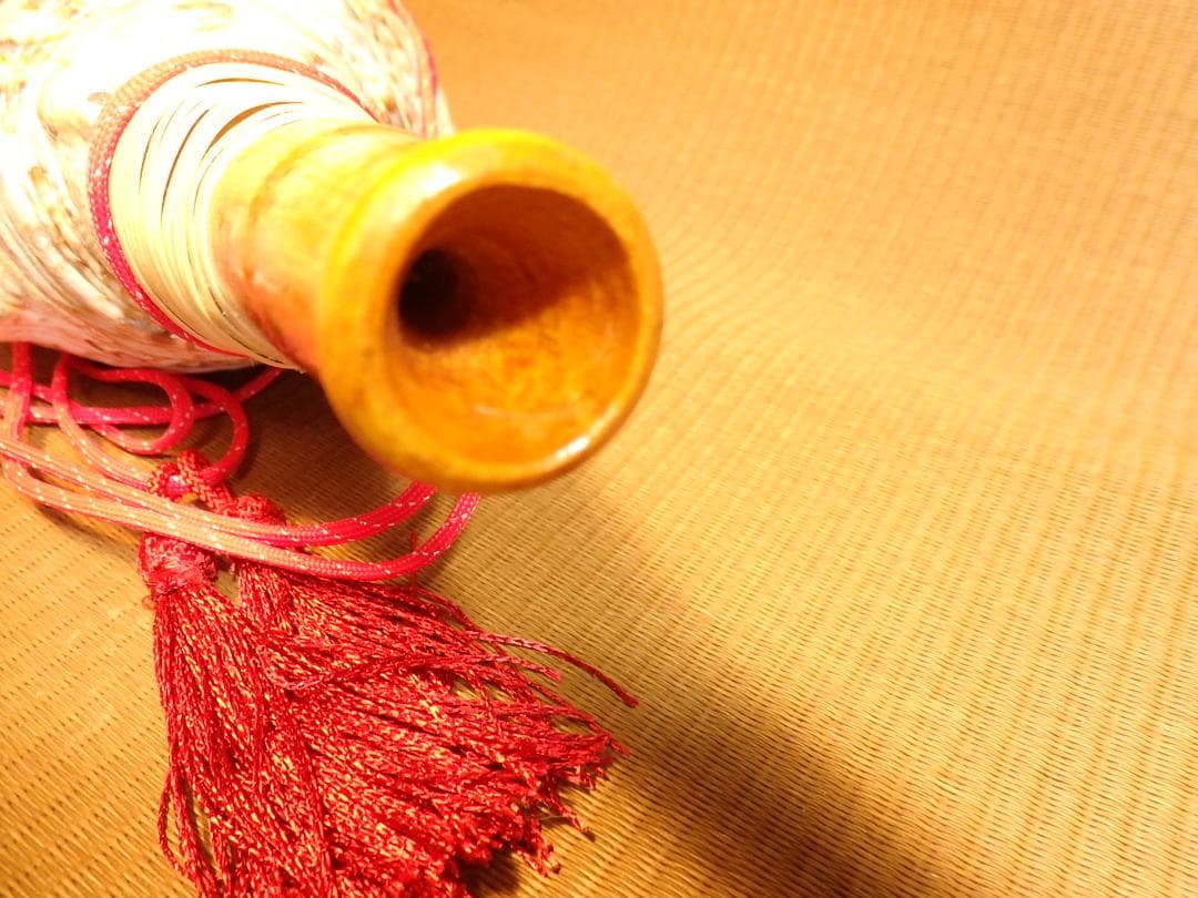 法螺貝 約37㎝ 木製歌口　新品　 MH-436