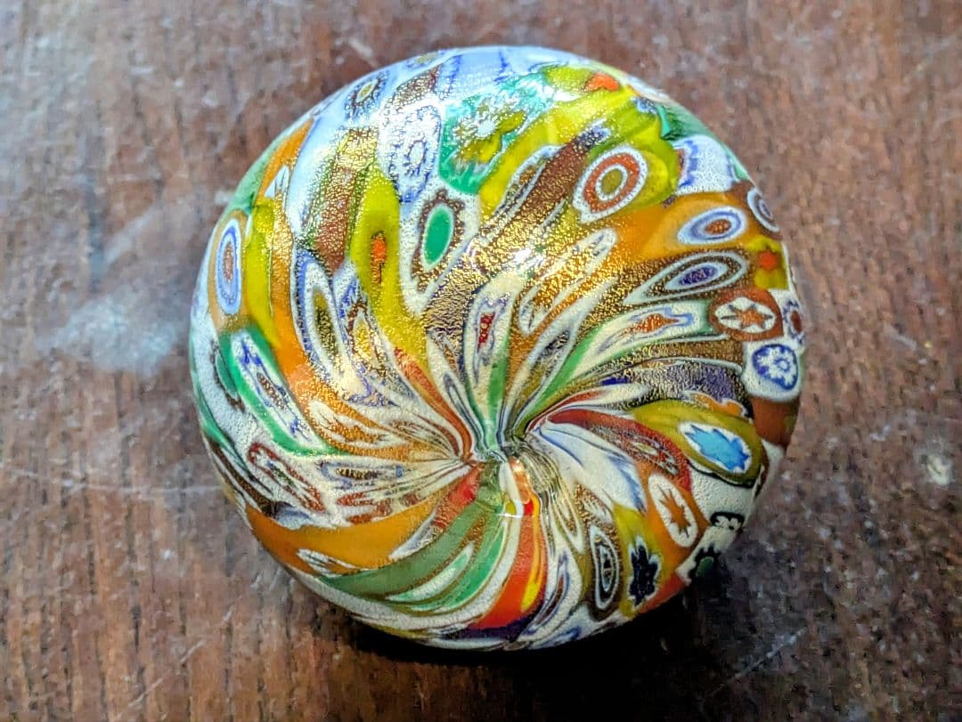 金彩！MURANO ムラーノ ミルフィオリ 花瓶 ベネチアン ガラス