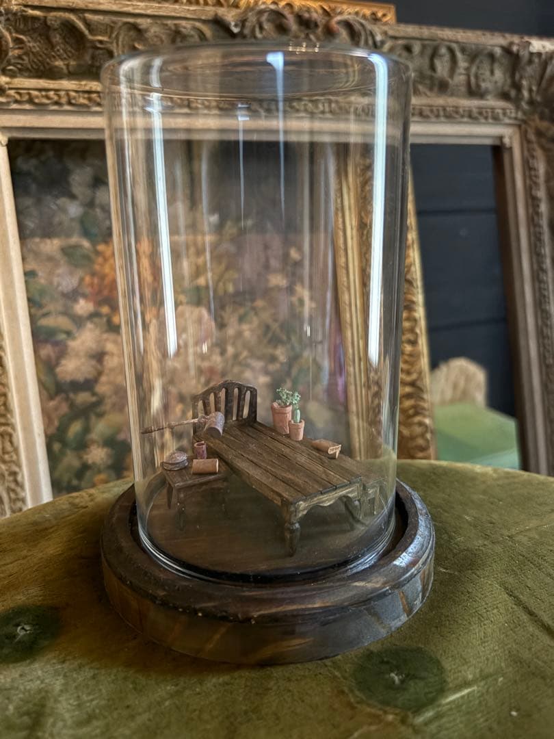 凛　ミニチュア　ガラスドーム　A