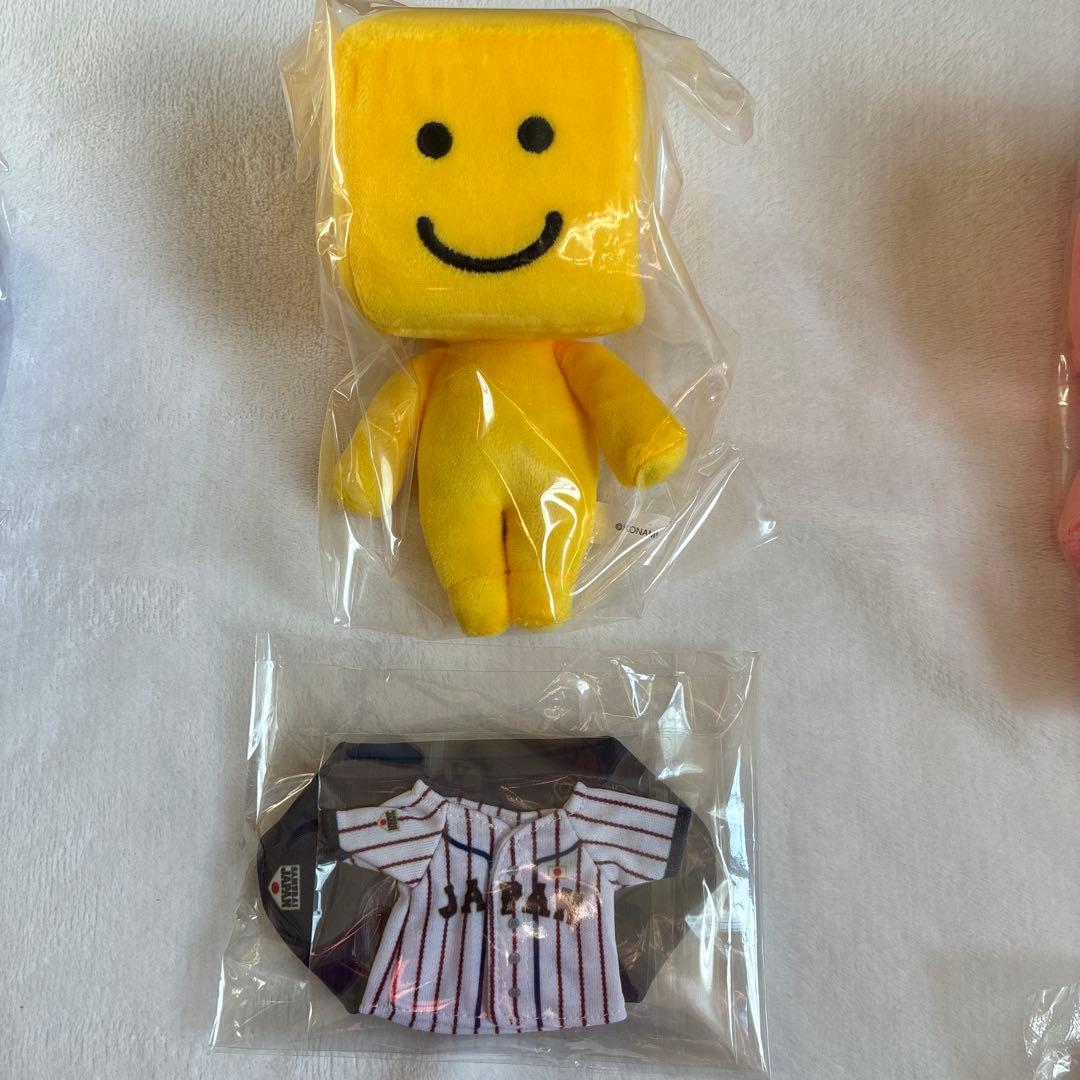 調子くんぬいぐるみ3体　グキッとなるパワプロくん　調子くんフィギュア