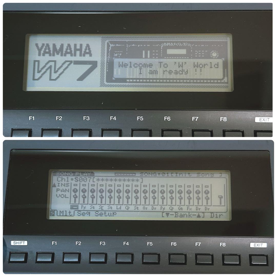 液晶良好 YAMAHA W7 シンセサイザー 61鍵盤 ヤマハ キーボード
