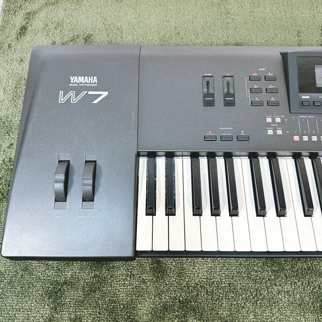液晶良好 YAMAHA W7 シンセサイザー 61鍵盤 ヤマハ キーボード