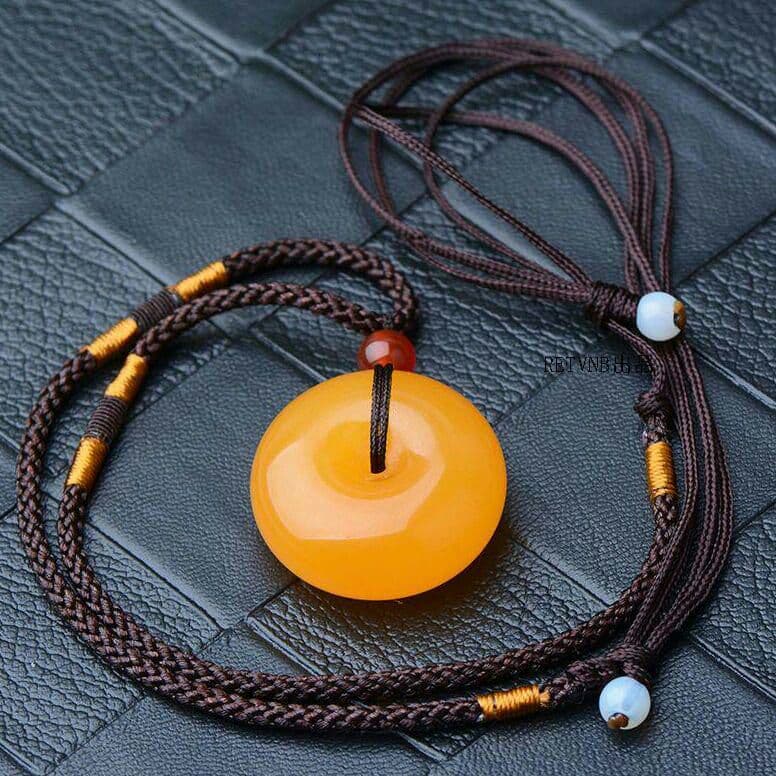 黄竜玉平安留めペンダント天然玉ペンダント平安留めペンダント裸石玉佩ペンダント0