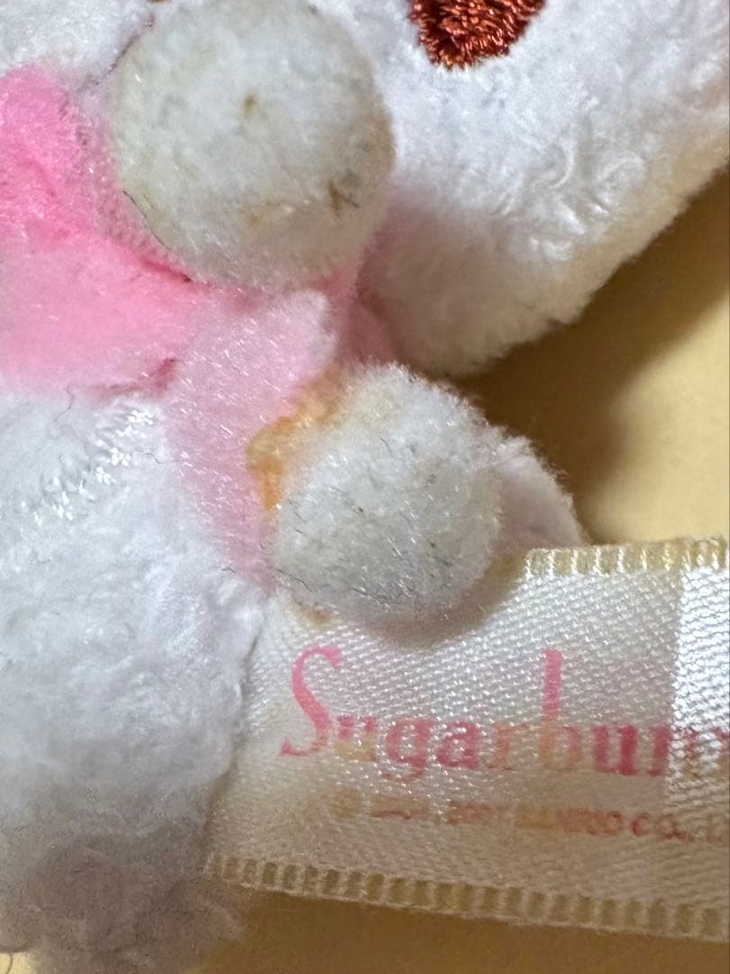 サンリオ　シュガーバニーズ　しろうさ　ミニミニマフラーぬいぐるみ　2007年製