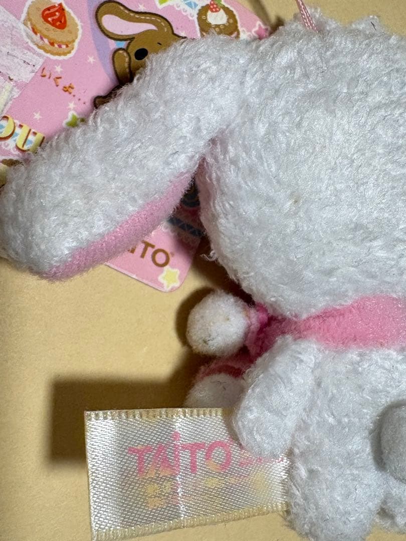 サンリオ　シュガーバニーズ　しろうさ　ミニミニマフラーぬいぐるみ　2007年製