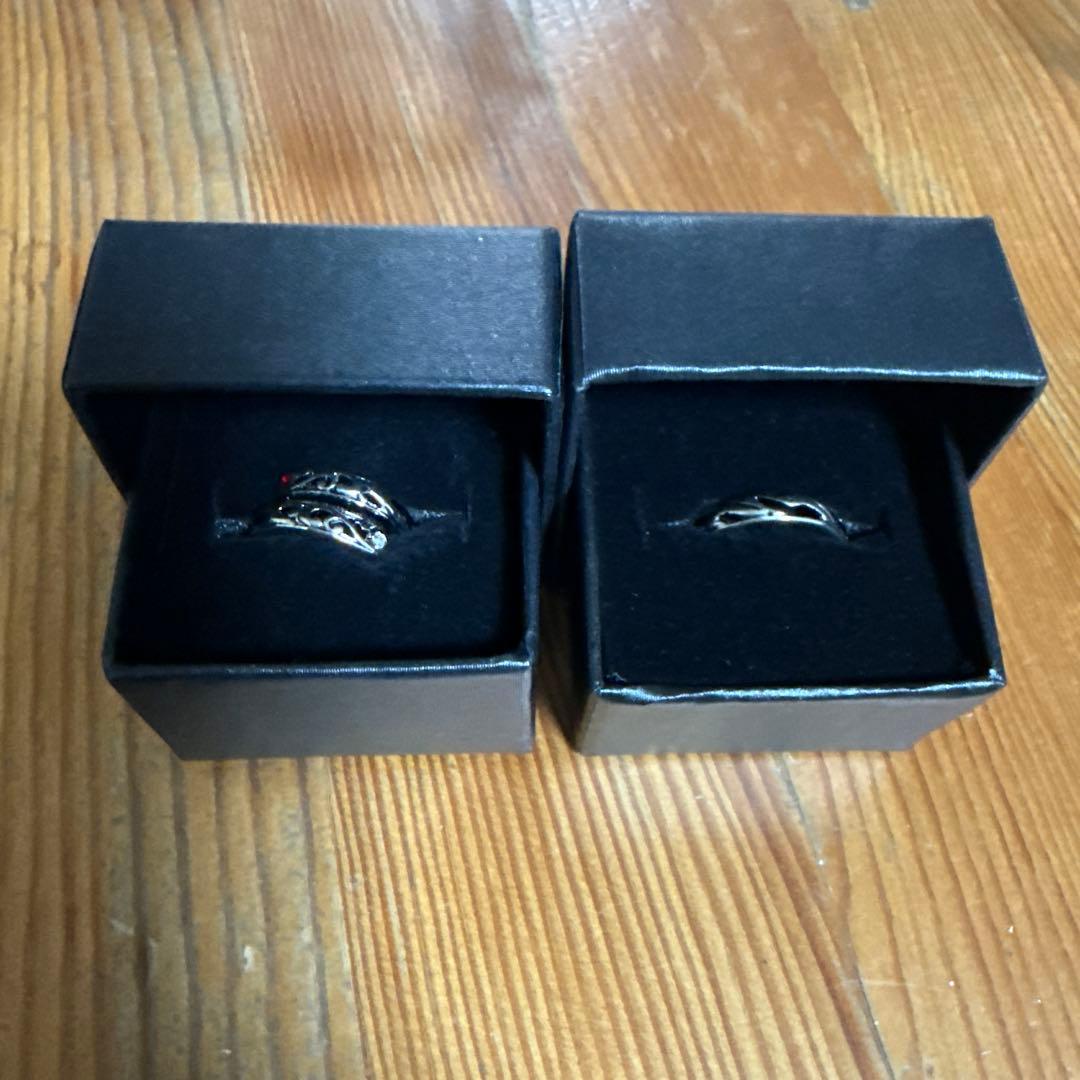 Acid Black Cherry マルチリング トゥーリング 指輪二個セット