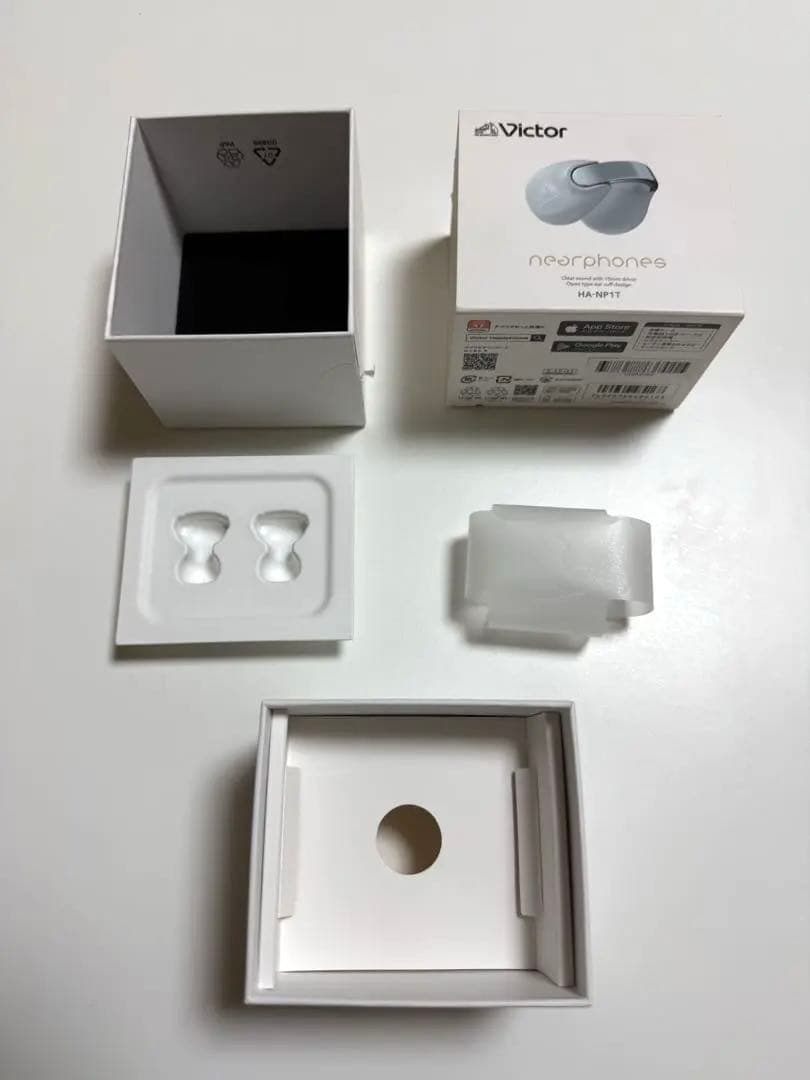 【美品】Victor nearphones HA-NP1Tアイスグレー