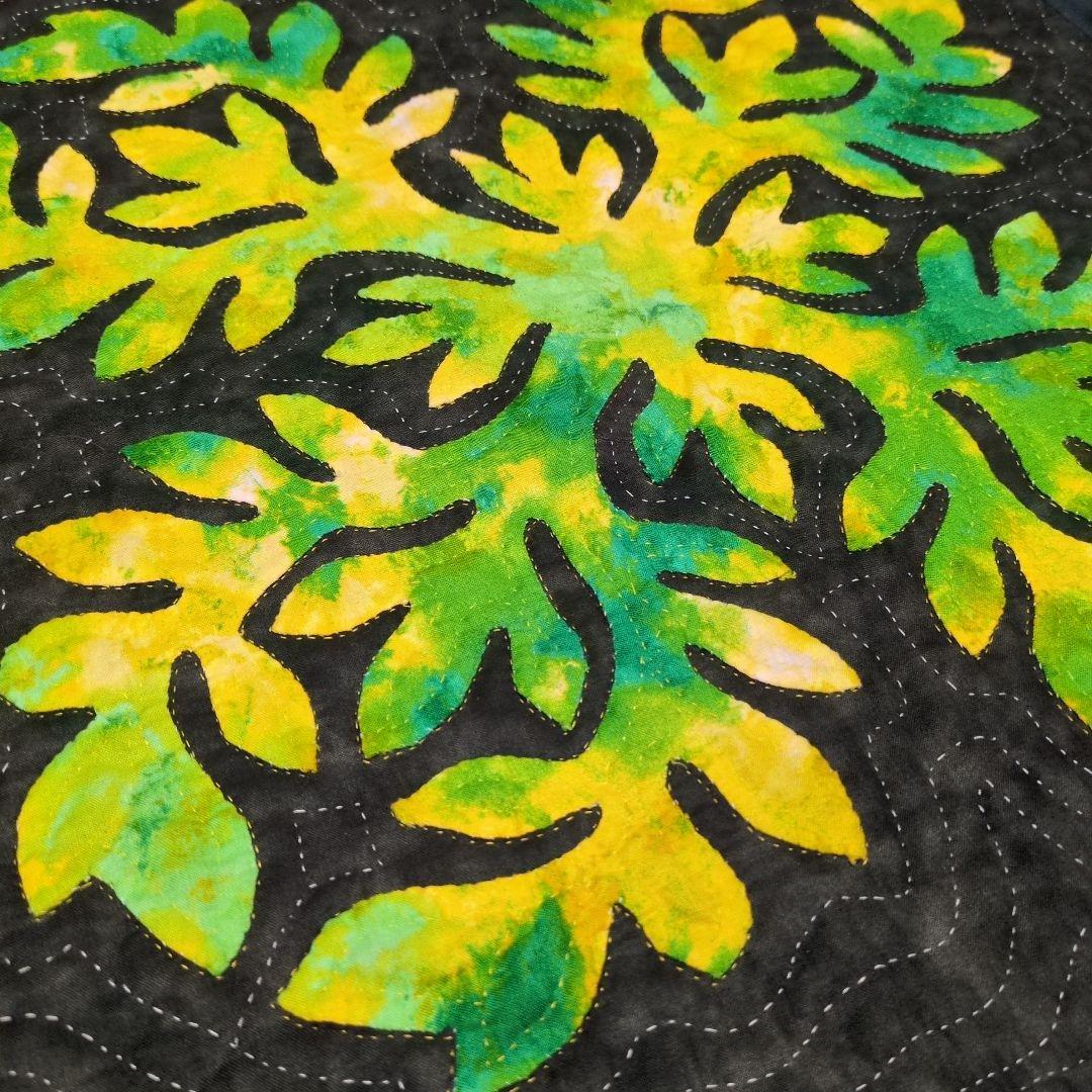 ハワイアン キルト パッチワーク タペストリー