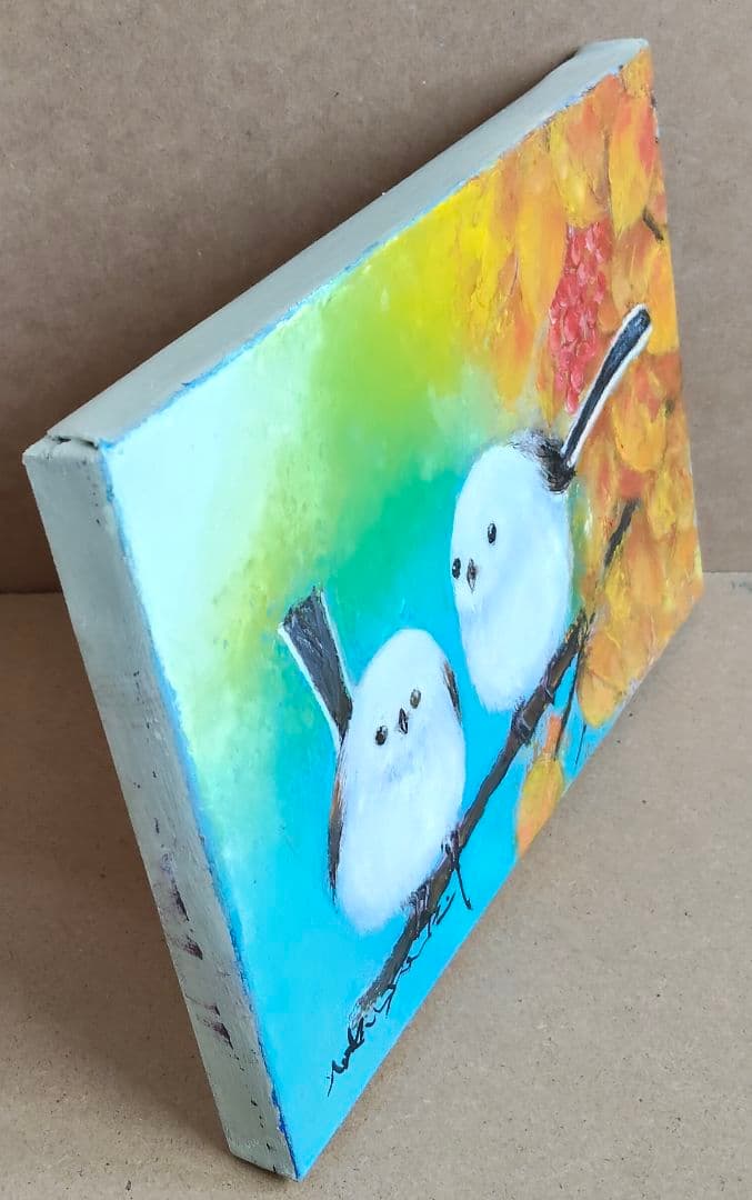 油絵 秋麗ささやき　洋画家 池畠 史幸 新作.真筆画