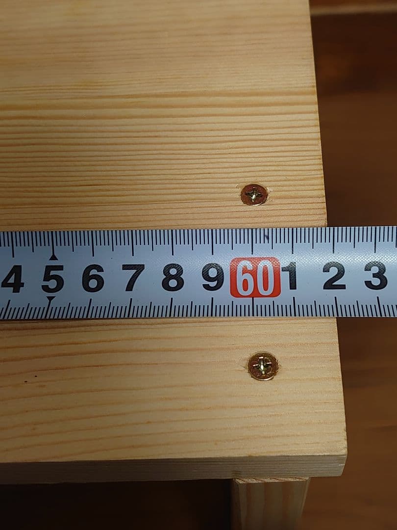 【累積217台目】1台用のパチスロを置く台★新品のパイン集成材を使用★高さ45㌢