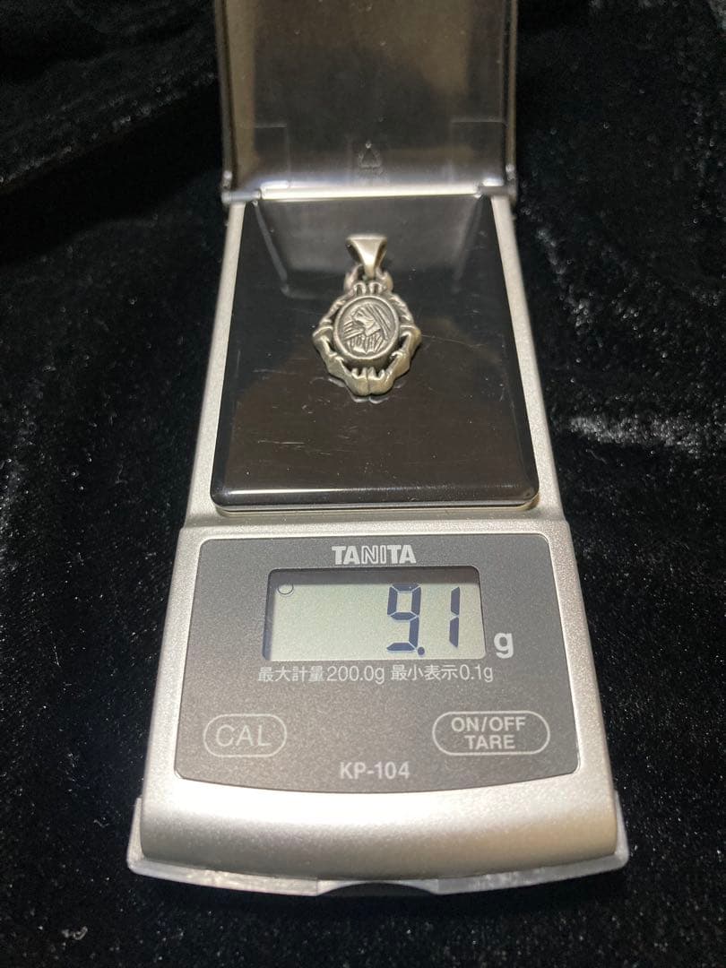 ⑰カメオ風ペンダント チェーン付き Silver925