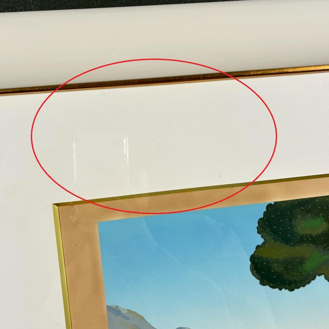 トーマス・マックナイト「Villa Rufolo」シルクスクリーン 直筆サイン入