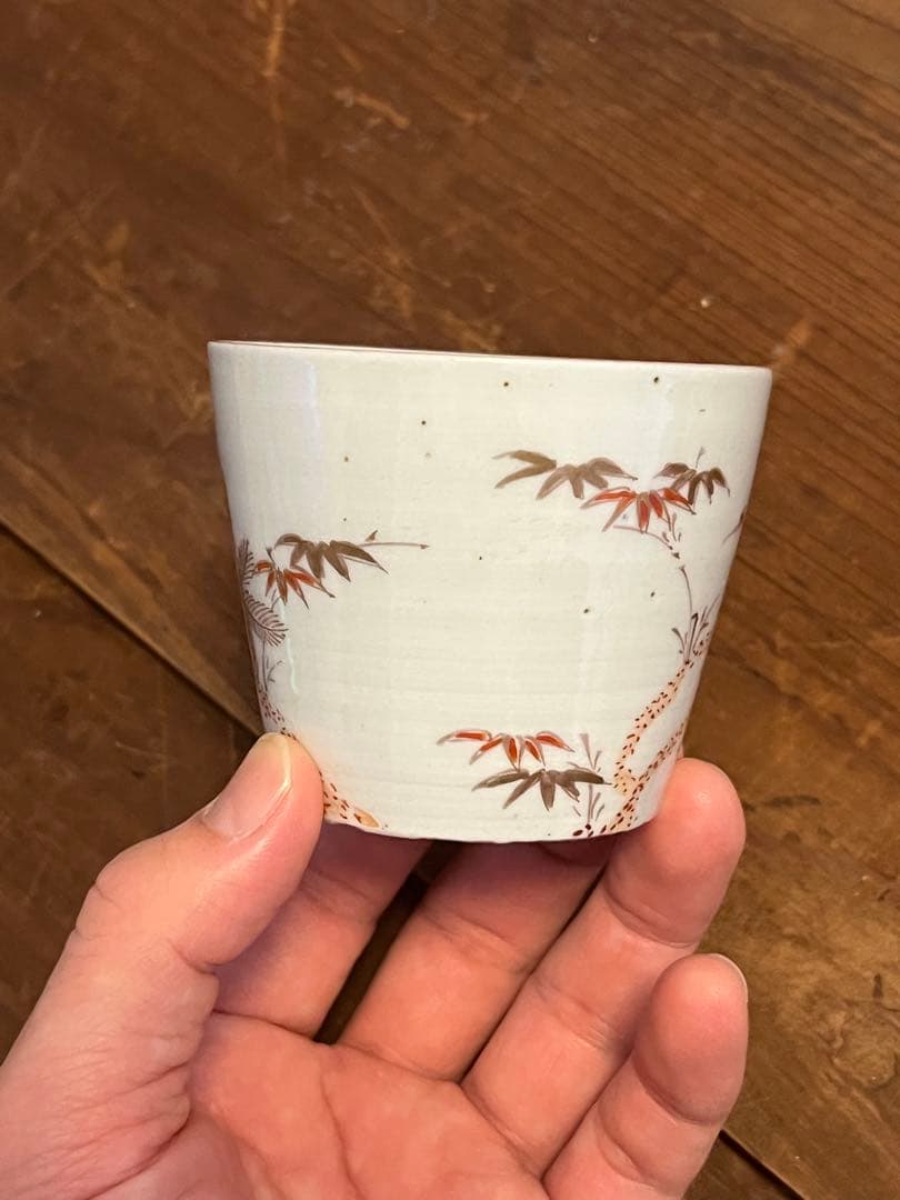 色絵　古伊万里　そば猪口　蕎麦猪口　柿右衛門　古伊万里　藍九谷　民芸　民藝