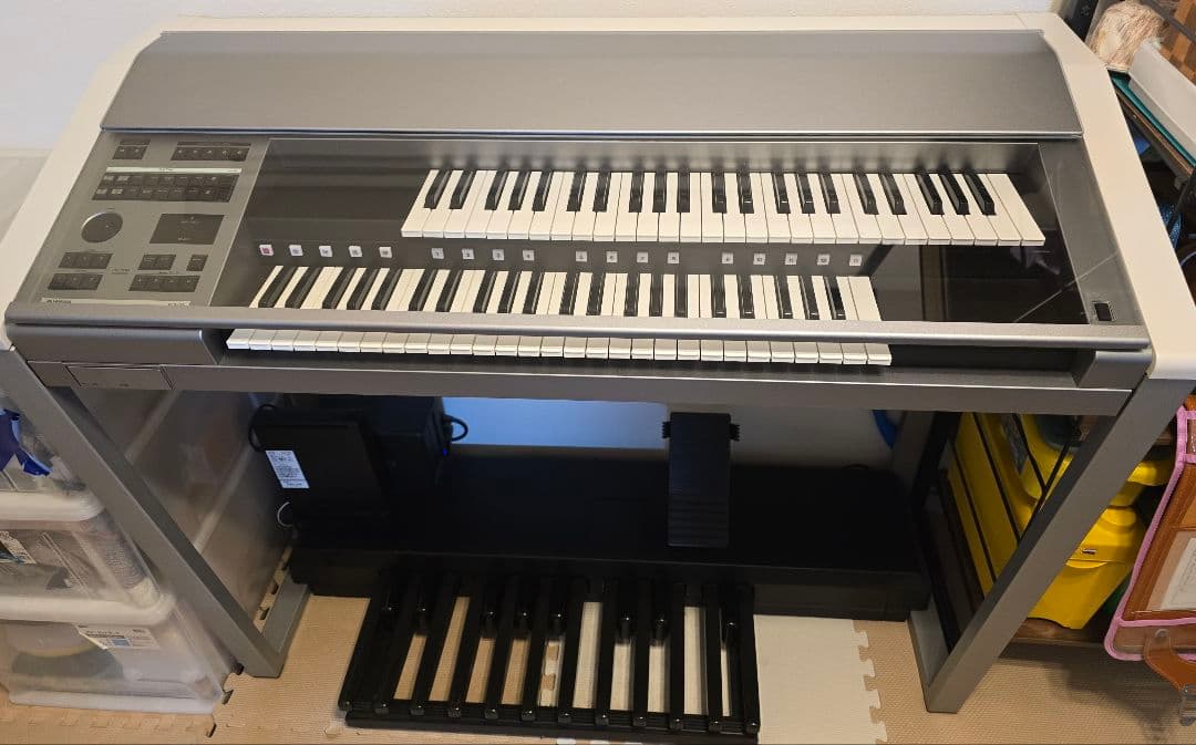 ヤマハ ステージア ELS-02 エレクトーン 2022年製 補助ペダルなど付属