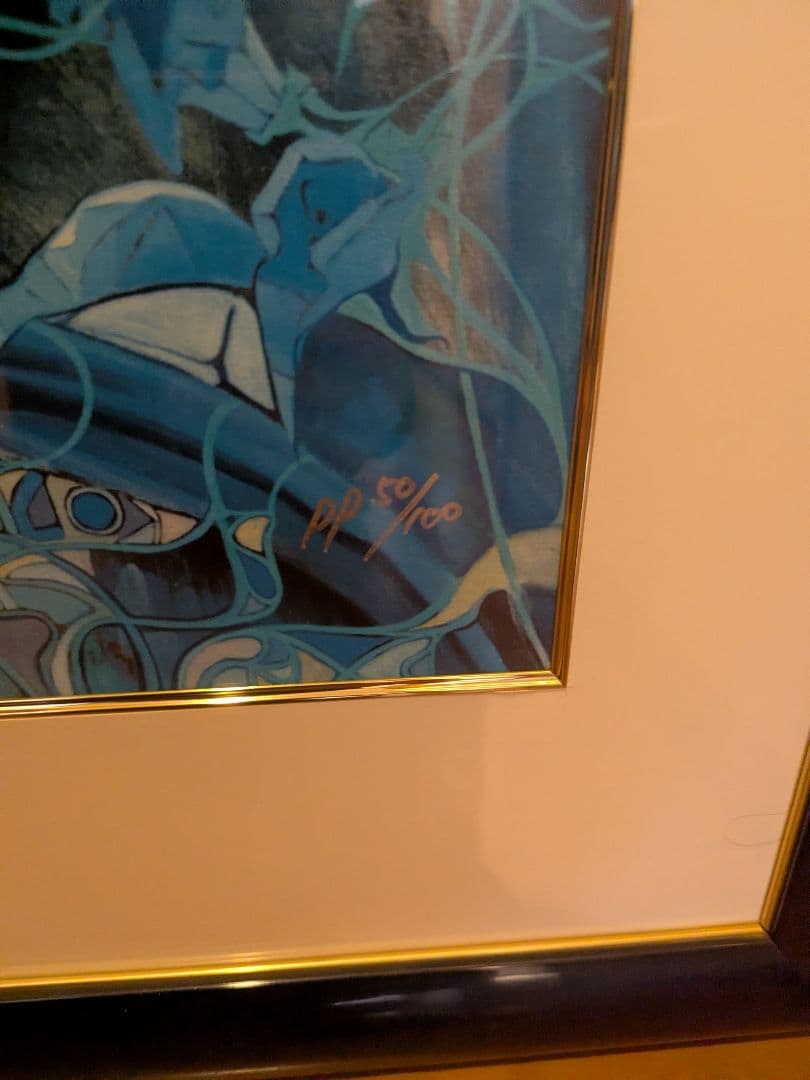 Svetlana Valuyeva ロシアンアート リトグラフシリアルAP悲しみ