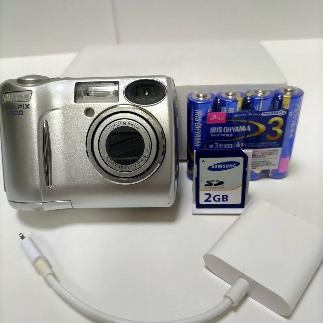 動作確認済み ニコン COOLPIX 5600 オールドコンデジ デジカメ