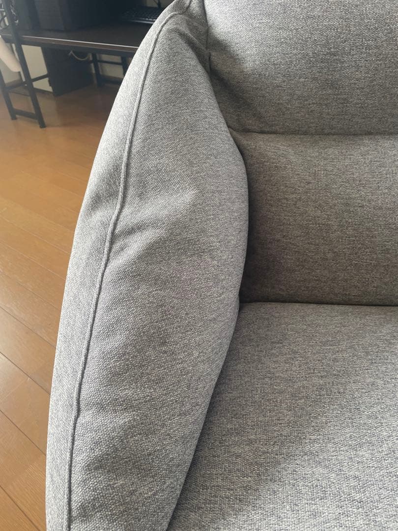 無印良品　空気でできたソファ グレー
