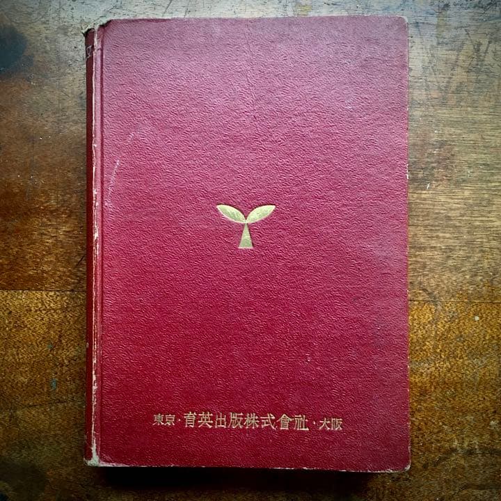 1950年 新図画辞典 育英出版 GHQ 占領下 オキュパイドジャパン　デザイン