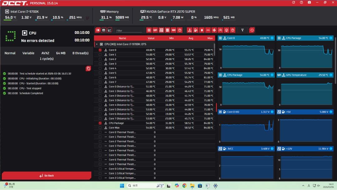 ゲーミングPC i7-9700K RTX2070Super 16GB 白