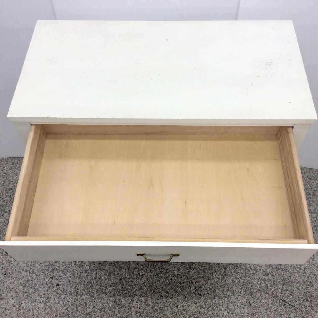 MOMOHOUSE 脇木工 ４段チェスト ホワイト