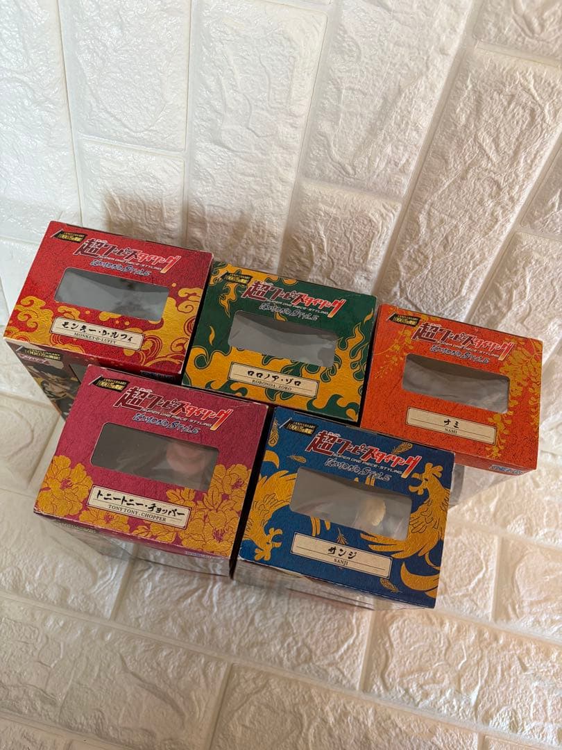 【未開封】超ワンピーススタイリング KIMONO STYLE フィギュア 5種