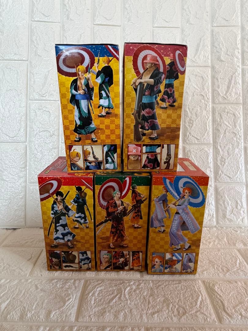 【未開封】超ワンピーススタイリング KIMONO STYLE フィギュア 5種