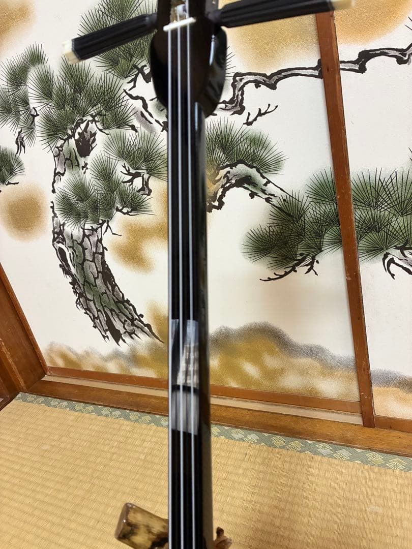 沖縄三線！貴重！知念大工型！本張り【一枚張り】