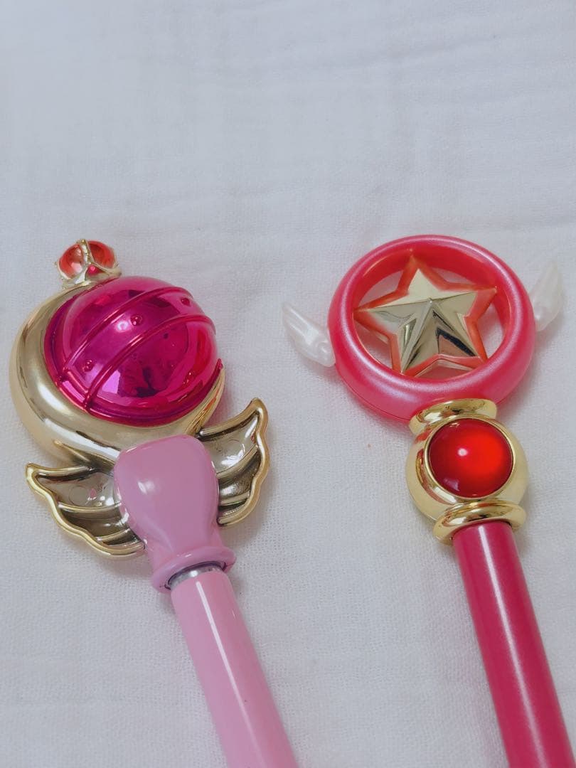 セーラームーン＆カードキャプターさくら 指示棒 2本セット 当時物 公式文具