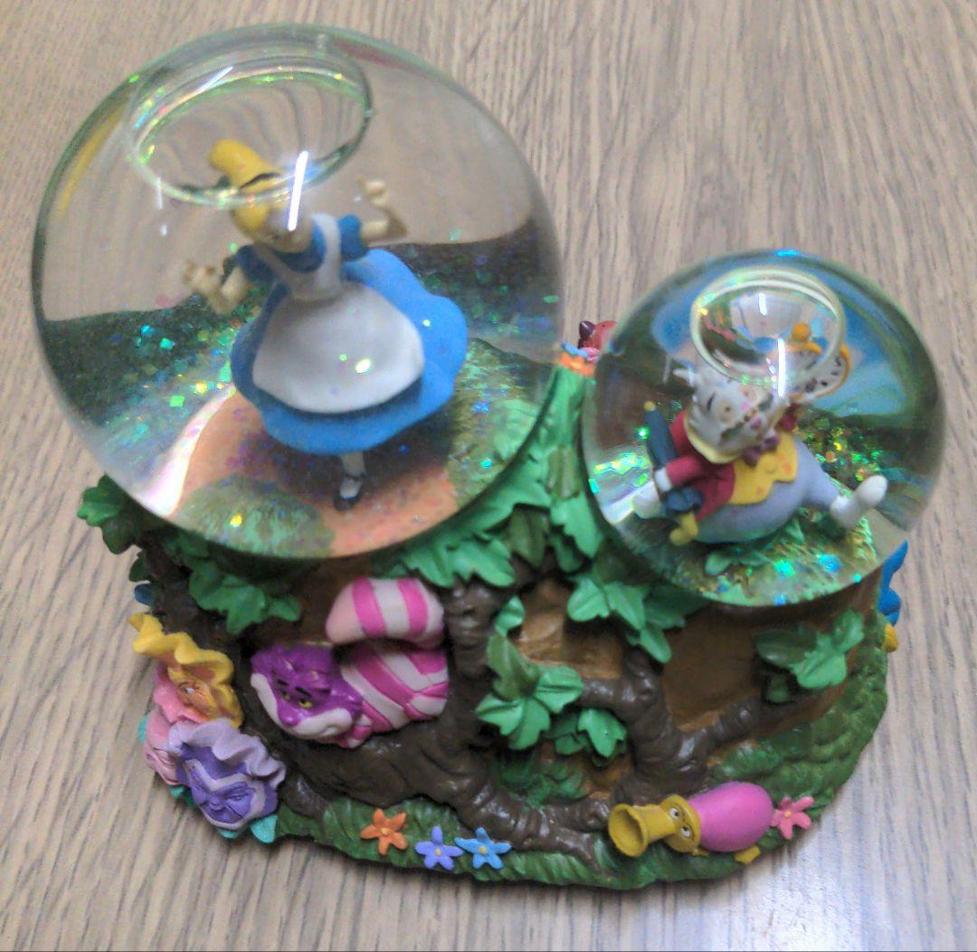 【激レア】　ディズニー　不思議の国のアリス　スノードーム【箱付き】