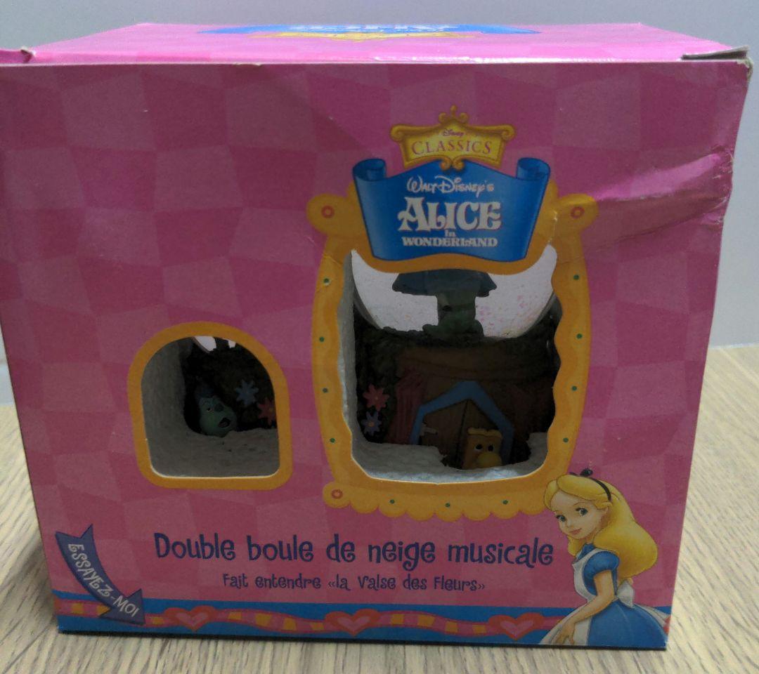 【激レア】　ディズニー　不思議の国のアリス　スノードーム【箱付き】