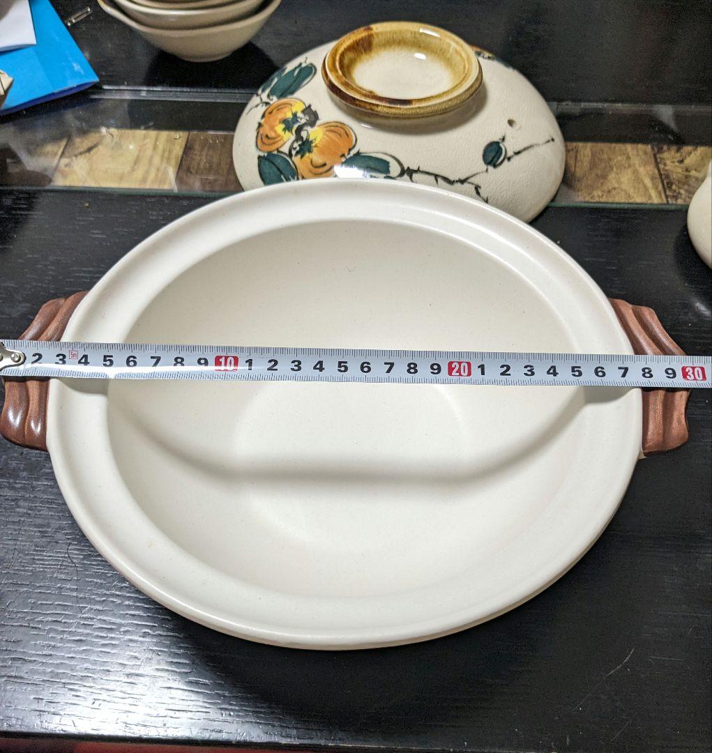 【レトロ】鍋、徳利、お猪口フルセット