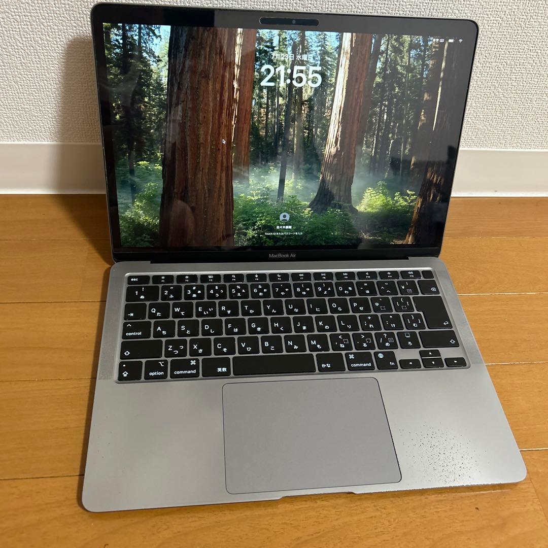 【美品】MacBook Air（M1,2020） 13.3㌅ 16GB