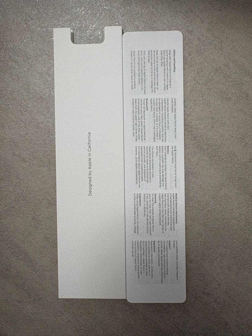 Apple Pencil（USB-C） 本体（外箱あり）