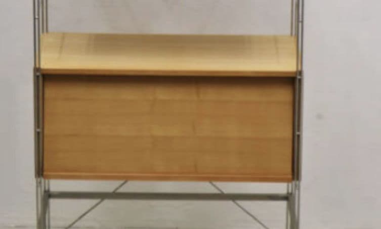 無印良品 ステンレス ユニットシェルフ フラップ扉ボックス オーク