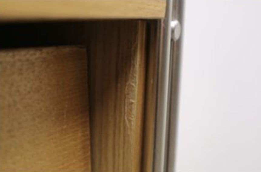 無印良品 ステンレス ユニットシェルフ フラップ扉ボックス オーク