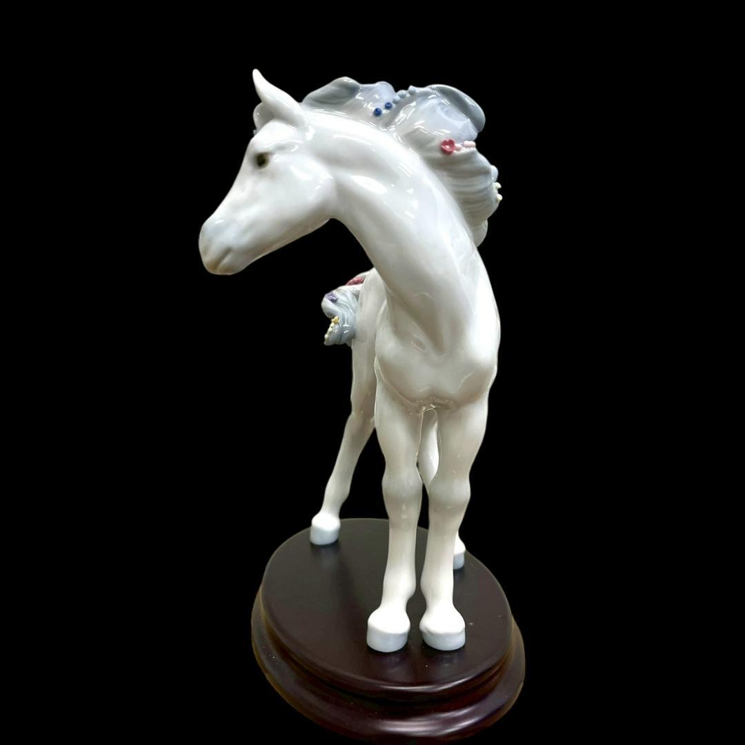 レア　LIADRO　リヤドロ　十二支　馬　干支　午　置物　ホース　フラワー