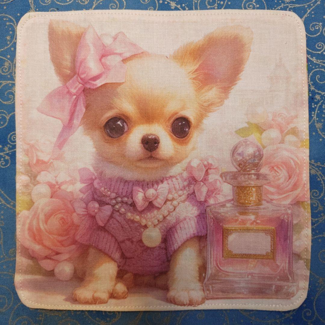 ★CHIYO★　はんかちワンコさん&ネコちゃん柄　20枚