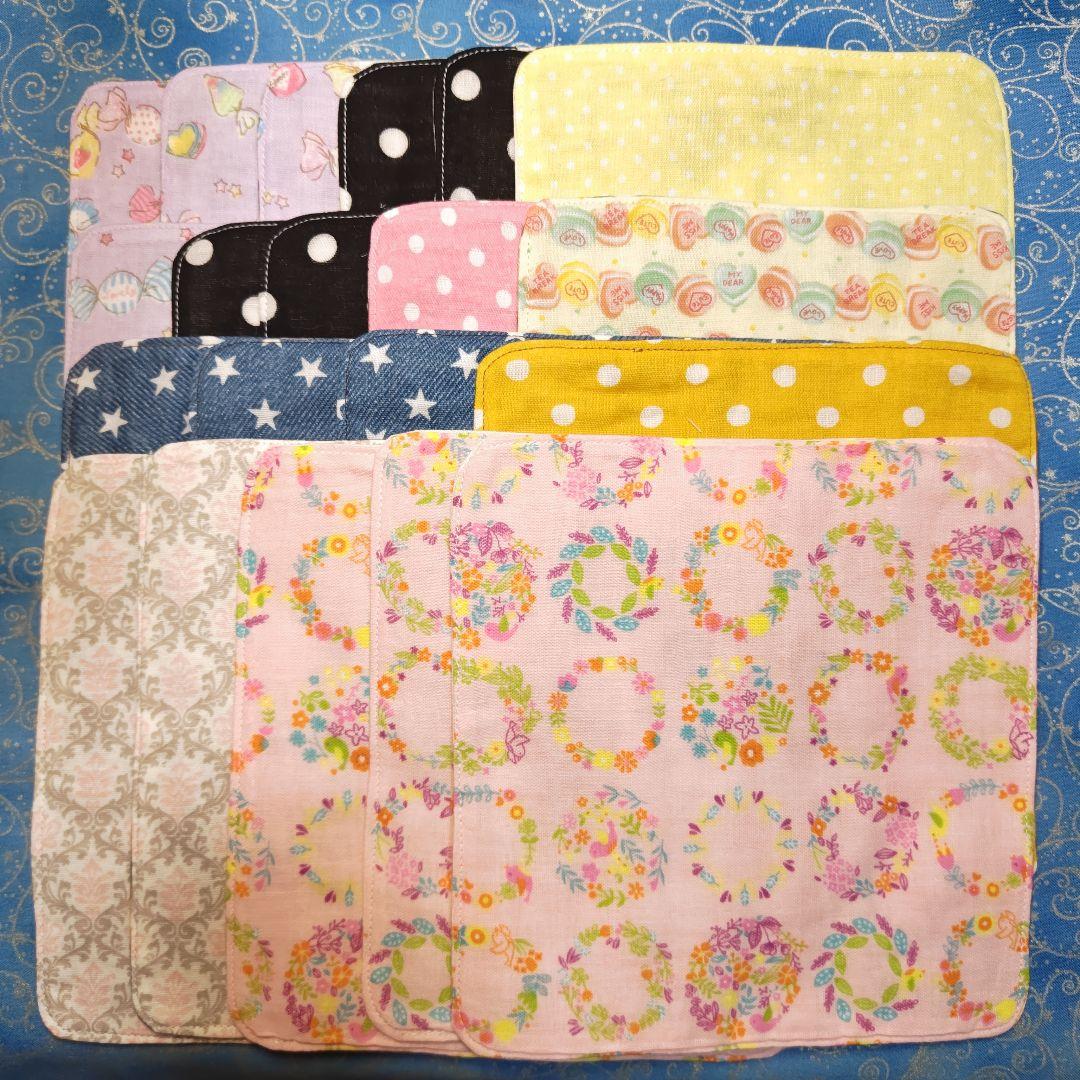 ★CHIYO★　はんかちワンコさん&ネコちゃん柄　20枚