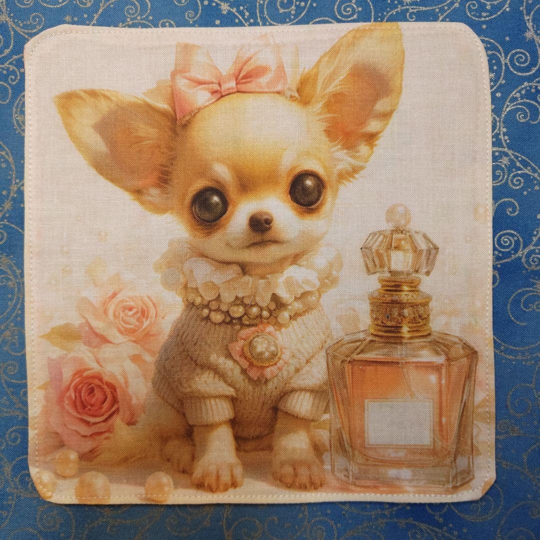 ★CHIYO★　はんかちワンコさん&ネコちゃん柄　20枚