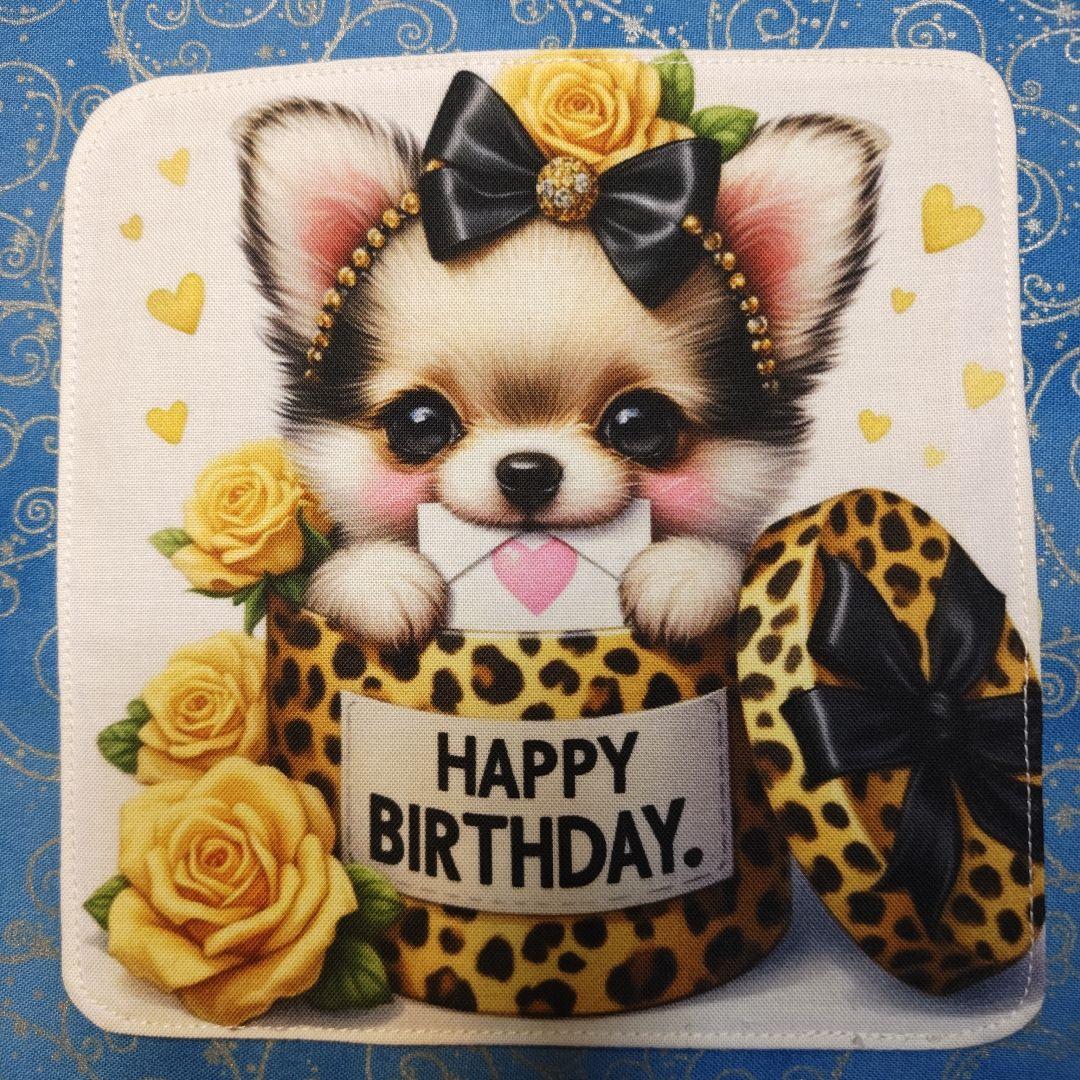 ★CHIYO★　はんかちワンコさん&ネコちゃん柄　20枚