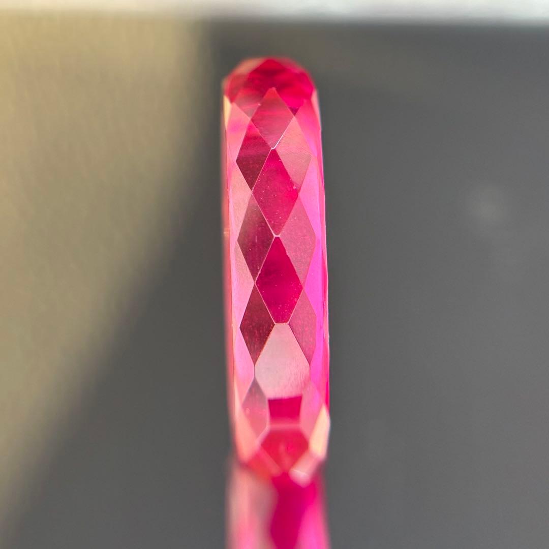 サイズ14.5新品未使用Lab Grown Ruby（人工培育ルビー）リング指輪