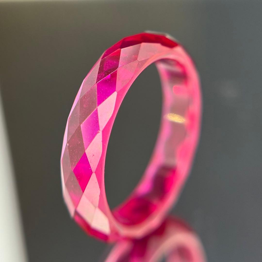 サイズ14.5新品未使用Lab Grown Ruby（人工培育ルビー）リング指輪