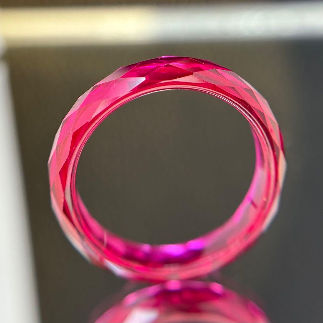 サイズ14.5新品未使用Lab Grown Ruby（人工培育ルビー）リング指輪