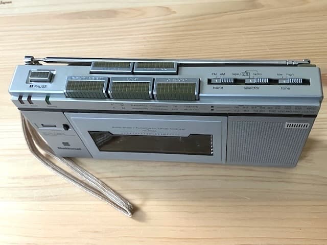 値下げ可 整備済完全動作品 National 旅カセ RX-2000 シルバー