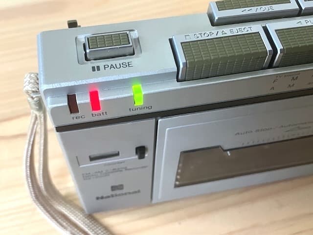 値下げ可 整備済完全動作品 National 旅カセ RX-2000 シルバー