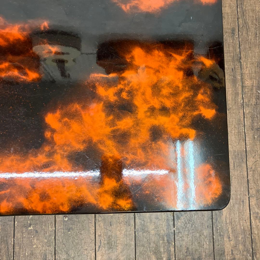 昭和レトロ 津軽塗 漆塗り 長方形 座卓 センターテーブル ローテブル 古民家