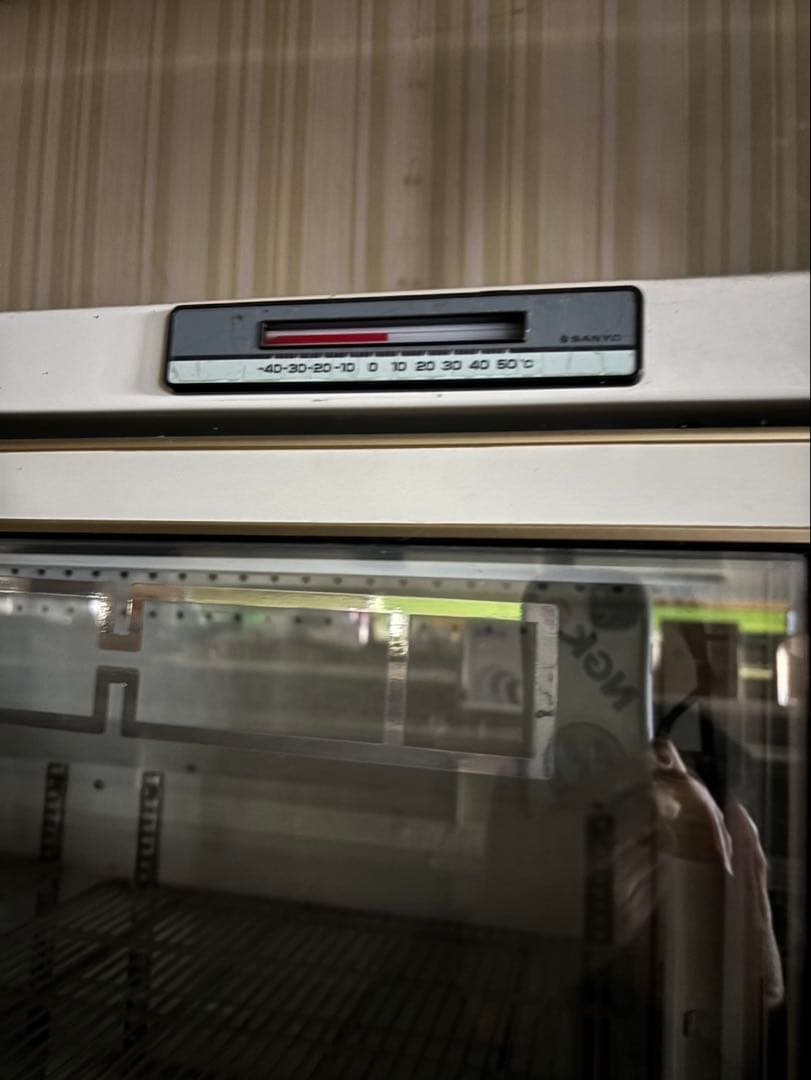 SANYO SRM-865 冷蔵庫 ガラス扉式　2台まとめ売り 業務用冷蔵庫