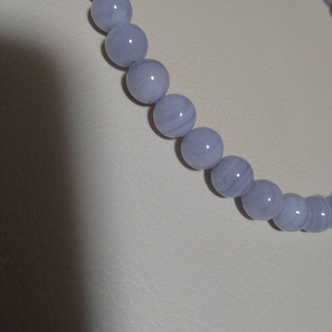 パワーストーン ブルーレース8mm玉51個 未使用
