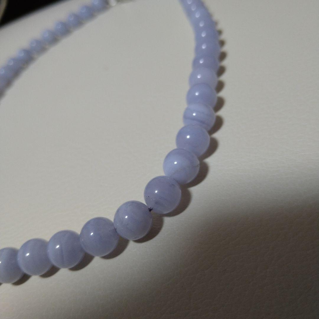 パワーストーン ブルーレース8mm玉51個 未使用