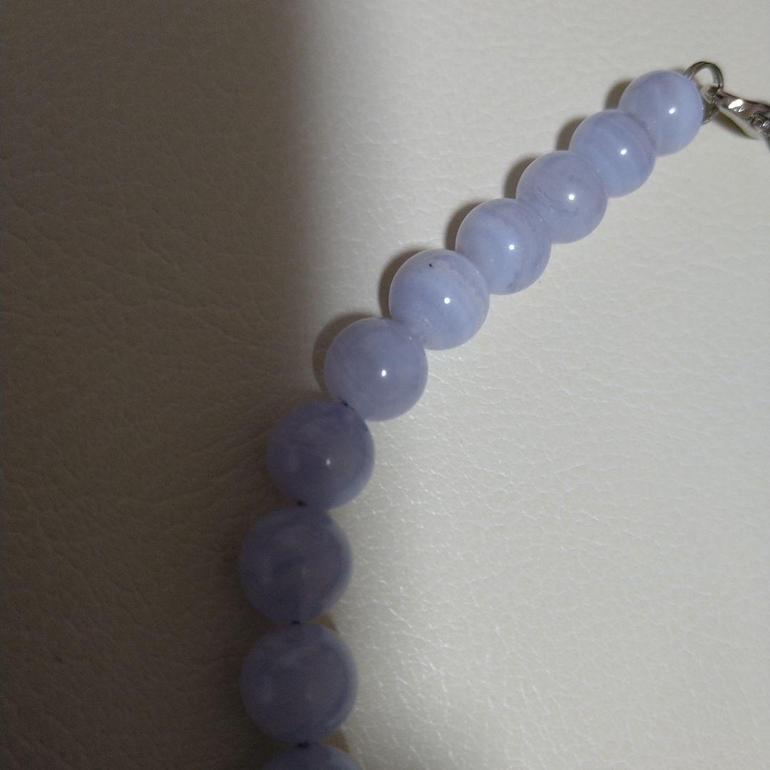 パワーストーン ブルーレース8mm玉51個 未使用